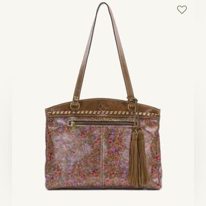 LIKE NEW Patricia Nash Poppy Tote in Peruvian Fields